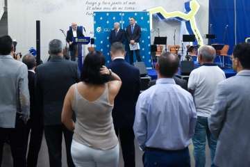 La fiesta aniversario de Global se celebró este miércoles en el Cabildo grancanario (Foto TA)